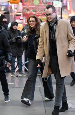 BROOKE SHIELDS Arrives at Good Morning America Studios in New York City 01/13/2025