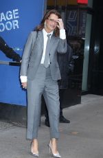 BROOKE SHIELDS Leaves Good Morning America in New York City 01/13/2025