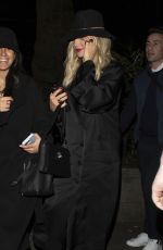 CAMERON DIAZ Out for Dinner at Nobu Restaurant 01/16/2025