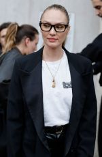 CANDICE SWANEPOEL Arrives at Elie Saab Fashion Show at PFW in Paris 01/29/2025
