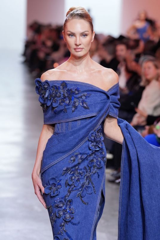 CANDICE SWANEPOEL at Elie Saab Haute Couture S/S 25 Runway Show at Paris Fashion Week 01/29/2025