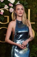 CARA DELEVINGNE at 82nd Annual Golden Globes Awards in Beverly Hills 01/05/2025