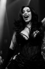 CARDI B Performs at New Year Eve at Club E11even in Miami 12/31/2024