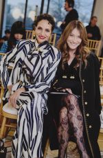 CARLA BRUNI at Schiaparelli Haute Couture Spring-Summer 2025 Show in Paris 01/27/2025