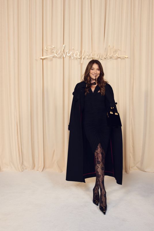 CARLA BRUNI at Schiaparelli Haute Couture Spring-Summer 2025 Show in Paris 01/27/2025