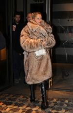 CAROLINE DAUR Arrives at Costes Hotel in Paris 01/21/2025