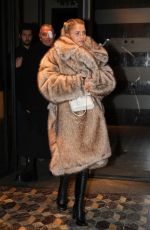 CAROLINE DAUR Arrives at Costes Hotel in Paris 01/21/2025