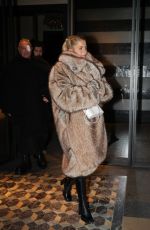 CAROLINE DAUR Arrives at Costes Hotel in Paris 01/21/2025