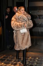 CAROLINE DAUR Arrives at Costes Hotel in Paris 01/21/2025