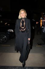 CAROLINE DAUR Arrives at Costes Party in Paris 01/27/2025