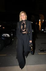 CAROLINE DAUR Arrives at Costes Party in Paris 01/27/2025