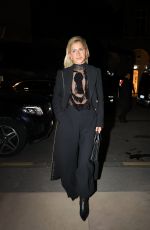 CAROLINE DAUR Arrives at Costes Party in Paris 01/27/2025