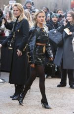 CAROLINE DAUR Arrives at Schiaparelli Haute Couture Spring-Summer 2025 Show at Paris Fashion Week 01/27/2025