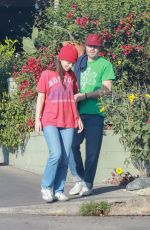 CAYLEE COWAN and Casey Affleck Out for a New Year