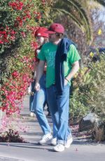 CAYLEE COWAN and Casey Affleck Out for a New Year