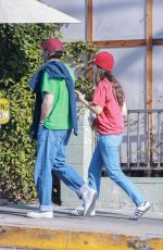 CAYLEE COWAN and Casey Affleck Out for a New Year