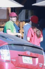 CAYLEE COWAN and Casey Affleck Out for a New Year