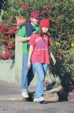 CAYLEE COWAN and Casey Affleck Out for a New Year