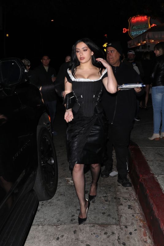 CHARLI XCX Leaves W Magazine Best Performances Party at Chateau Marmont 01/04/2025