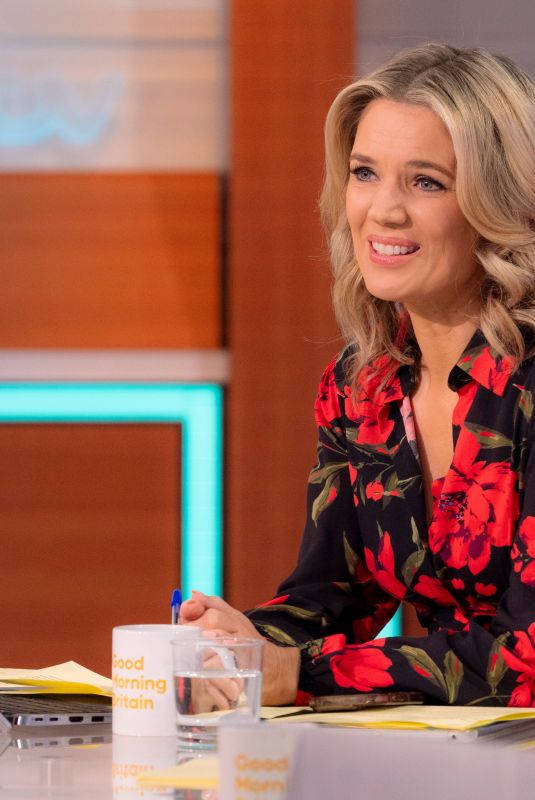 CHARLOTTE HAWKINS at Good Morning Britain TV Show in London 01/17/2025