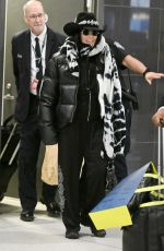 CHER Arrives at JFK Airport in New York City 01/24/2025
