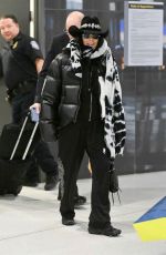 CHER Arrives at JFK Airport in New York City 01/24/2025