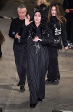 CHER Leaves Jimmy Kimmel Live! in Hollywood 01/07/2025