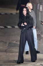 CHER Leaves Jimmy Kimmel Live! in Hollywood 01/07/2025