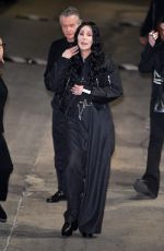 CHER Leaves Jimmy Kimmel Live! in Hollywood 01/07/2025
