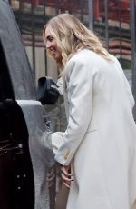 CHIARA GERRAGNI Arrives at Hospital for Newborns in Milan 01/03/2025