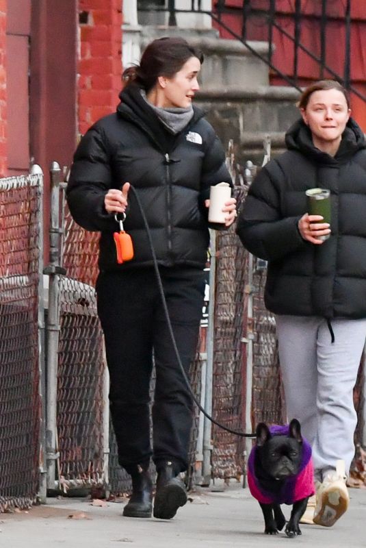 CHLOE MORETZ and KATE HARRISONOut for First Time Since Seemingly Confirming Engagement 01/01/2025