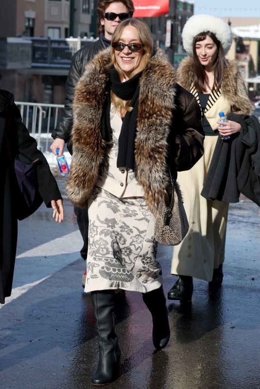 CHLOE SEVIGNY Out at Sundance Film Festival in Park City 01/26/2025