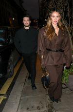 CHLOE SIMS Night Out in Mayfair in London 01/16/2025