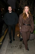 CHLOE SIMS Night Out in Mayfair in London 01/16/2025