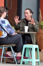 CHRISTINA RICCI at a Coffee Shop with a Friend 01/30/2025