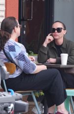 CHRISTINA RICCI at a Coffee Shop with a Friend 01/30/2025