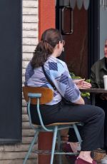 CHRISTINA RICCI at a Coffee Shop with a Friend 01/30/2025