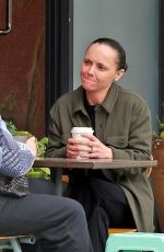 CHRISTINA RICCI at a Coffee Shop with a Friend 01/30/2025