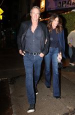 CINDY CRAWFORD and Rande Gerber at Her Febut Theater Performance at Matrix Theater in Los Angeles 01/26/2025