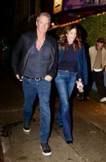 CINDY CRAWFORD and Rande Gerber at Her Febut Theater Performance at Matrix Theater in Los Angeles 01/26/2025