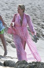 CLAIRE SWEENEY in Swimsuit Snorkelling on Holiday in Barbados 01/06/2025