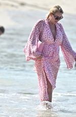 CLAIRE SWEENEY in Swimsuit Snorkelling on Holiday in Barbados 01/06/2025