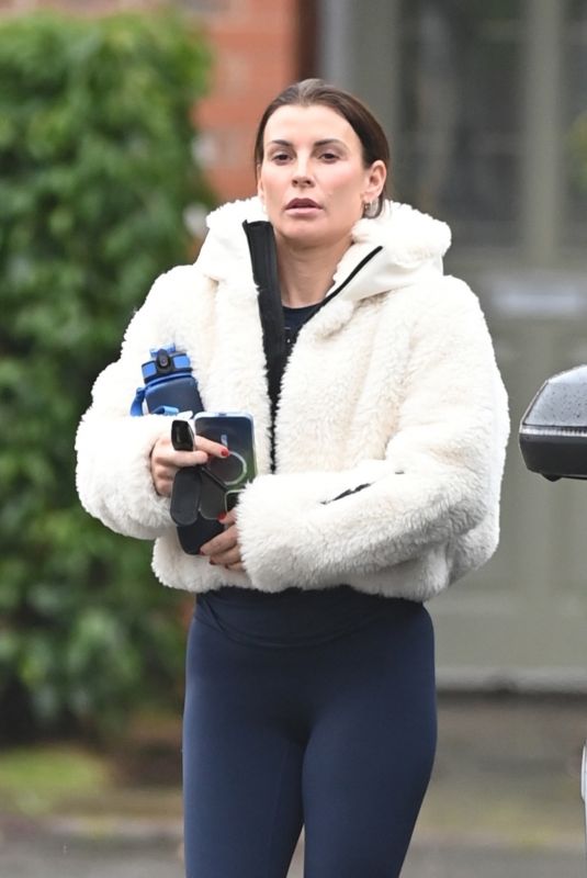 COLEEN ROONEY Out for Early Morning Workout at a Gym in Cheshire 01/28/2025