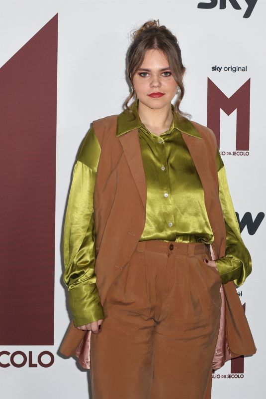 COSIMA CENTURIONI at M - Son of the Century Photocall in Rome 01/04/2025