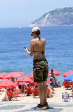 CRISTINA CORDULA Walks at Ipanema Boardwalk in Rio 01/02/2025