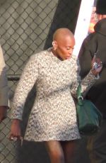 CYNTHIA ERIVO Arrives at Jimmy Kimmel Live! in Hollywood 01/27/2025
