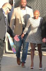 CYNTHIA ERIVO Arrives at Jimmy Kimmel Live! in Hollywood 01/27/2025
