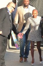 CYNTHIA ERIVO Arrives at Jimmy Kimmel Live! in Hollywood 01/27/2025
