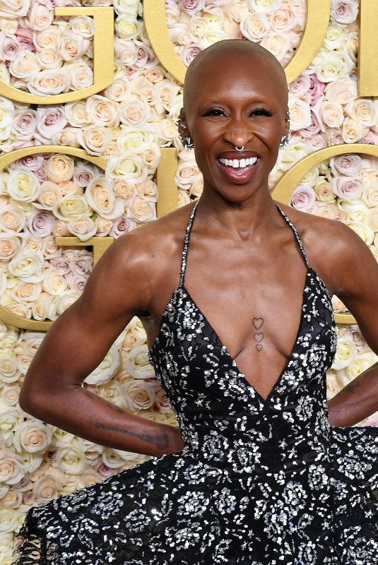 CYNTHIA ERIVO at 82nd Annual Golden Globes Awards in Beverly Hills 01/05/2025