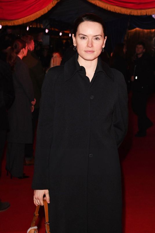 DAISY RIDLEY at Cirque du Soleil Corteo Premiere in London 01/15/2025